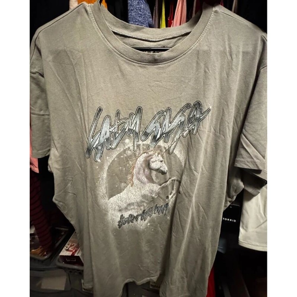 NEW Torrid Women Sz 00 / 10 Lady Gaga Graphic Tee